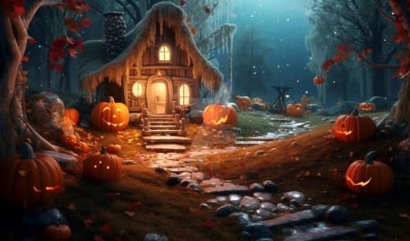 Fantasy Halloween Cottage