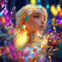 Bright Magic Forest Princess