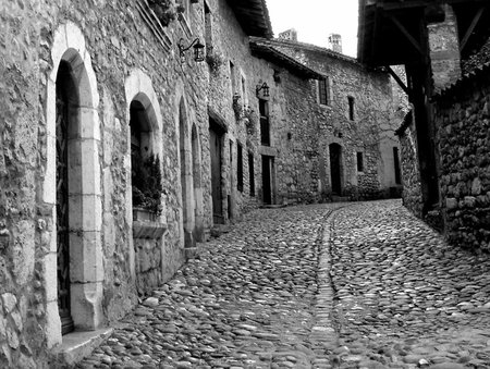 Cobblestone Street - architecture, building, photography, stone, cobble