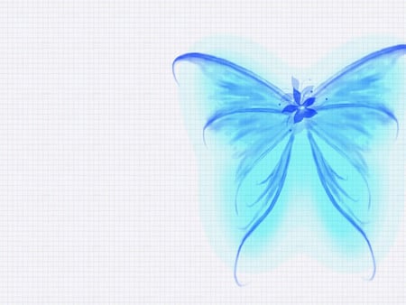 bluebutterfly.jpg - pretty, butterfly, grid, blue