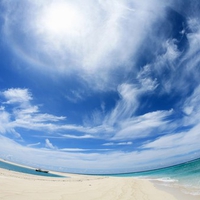 Japan Okinawa sky beach Okinawa