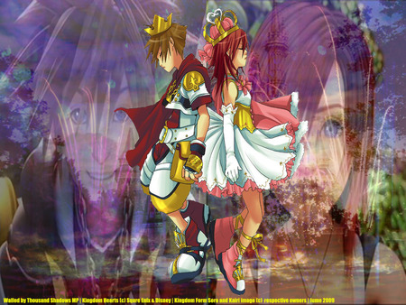 king Sora and queen Kiari - crowns, kiari, royal, sora