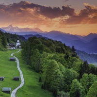 Austrian Alps at dawn