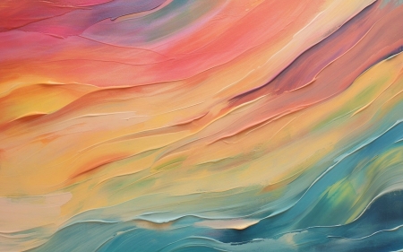 Painted Waves - Textures & Abstract Background Wallpapers on Desktop