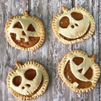 Halloween pumpkin pies