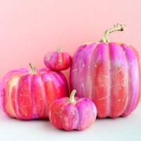 Pink pumpkins