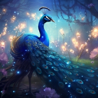 A beautiful peacock