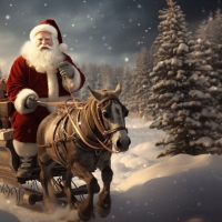 Santa Claus on a Sleigh