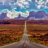 Road in Monument Valley