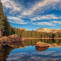 Brainard Lake in Colorado, USA