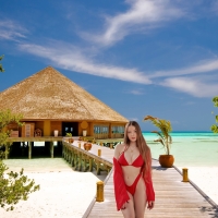 Bikini Model at the Beach