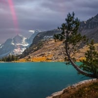 Solitude Lake in Grand Teton National Park, Wyoming