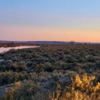 Sunset at Green River, Jensen, Utah