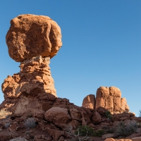 Balanced Rock, side view, Arches NP, Utah