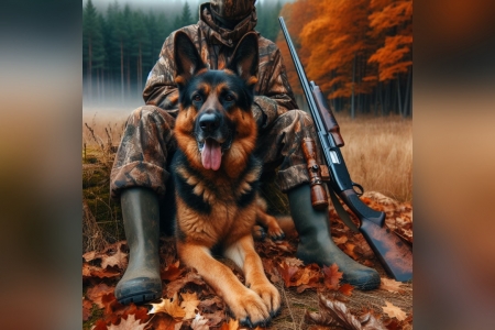 Hunting buddy - buddy, dog, hunt, hunter
