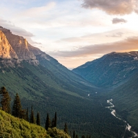 Glacier National Park along the Going-to-the-Sun Road, Montana