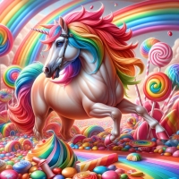 Stallion in candyland