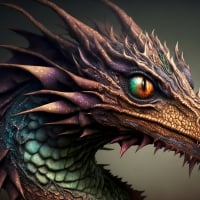 AI Art of a Dragon