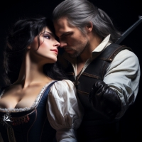 Yennefer and Geralt