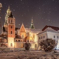 Wawel Castle at Christmas Time