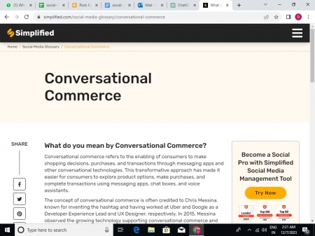 The Hidden Meaning of Conversational Commerce in the Social Media Glossary: Uncovering Its Significance with Simplified - conversational commerce, conversational commerce examples, what does conversational commerce mean, what is conversational commerce