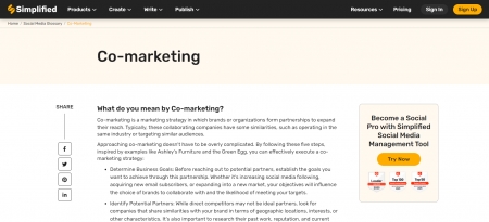 Demystifying the Significance of Co-marketing in Social Media: Simplified's Comprehensive Guide - co-marketing examples, co-marketing mean, co-marketing meaning, what is the meaning of co-marketing