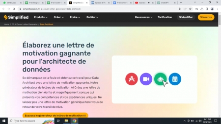 G N Rateur De Lettre De Motivation D Architecte De Donn Es En Ligne