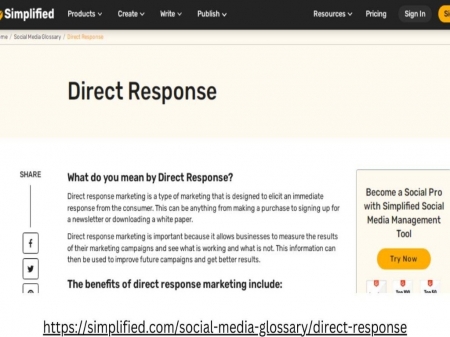 Direct-Response Insights: Examining Its Meaning in the Social Media Glossary | Simplified - direct response, direct response marketing in social media, meaning of direct response, what is direct response