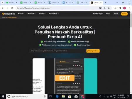 Membuat Skrip AI dengan Bantuan Generator AI Gratis Online dari Simplified - ai script generator, generator skrip ai gratis, generator skrip ai online