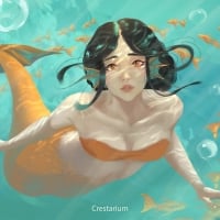 Curious mermaid