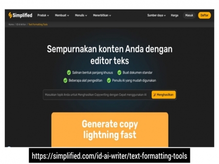 Simplified: Mengubah Format Teks dengan Bantuan Gratis dan Handal secara Online - alat formatter, formatter teks, pemformatan teks, text formatting tools