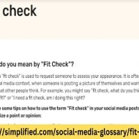 Understanding Fit-Check: A Key Term in Social Media Glossaries | Simplified