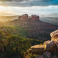 Cathedral Rock sunset, Sedona, Arizona