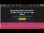 Design Eye-Catching Logos with our AI font logo maker | Simplified