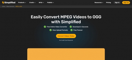 Simplified: Unlock the Potential of MPEG to OGG Conversion - Easily Convert with Simplified - convert mpeg to ogg, free mpeg to ogg converter, free online mpeg to ogg converter, mpeg to ogg