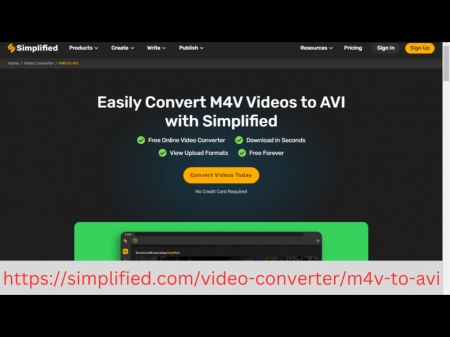 Simplified: Streamline Your Workflow - Easily Convert M4V Videos to AVI with Simplified - convert m4v to avi, free m4v to avi converter, free online m4v to avi converter, m4v to avi