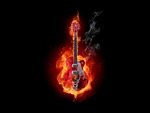 Relistic Flaming Guitar Fire , jpg