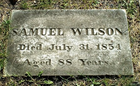 Oakwood Cemetery - Grave of Uncle Sam, part 3 - oakwood, new york, cemetery, uncle sam, samuel wilson, troy, grave