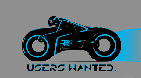 Tron_Legacy - bike, fast, light