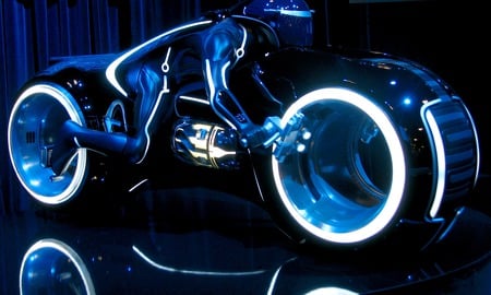 tron legacy - bike, fast, light