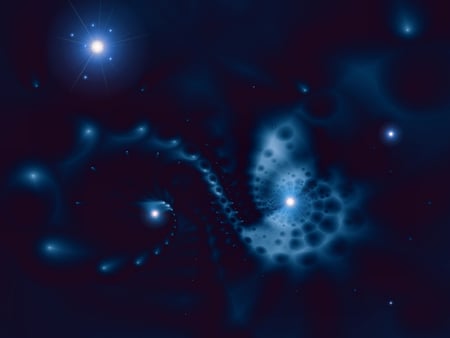 Vortexis - 3d and cg, abstract, black, blue