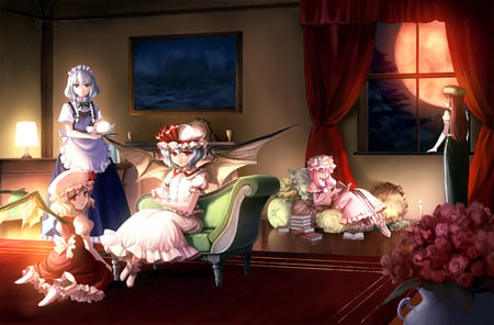 touhou girls - girls, touhou