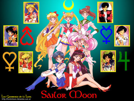 Sailor Moon - girls, sexy, hot, female, girl, collage, anime girl, anime, sailormoon, group, cute