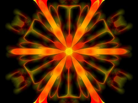 oranges star - effect, flowers, abstract, shadow, fireworks, light, orange, colours, star