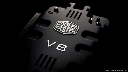 V8 engine cooler master - master, v8, car, engine, cooler