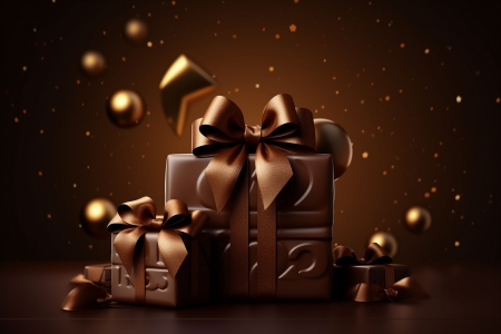 ðŸ¤Ž - balls, chocolate, christmas, gift box
