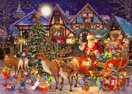 Santa Clause - Paintings, Christmas, Santa Clause, beautiful