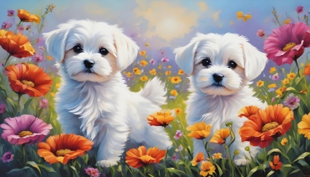 Maltese silky dog - Dogs & Animals Background Wallpapers on Desktop ...