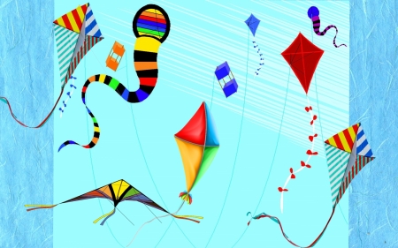 Go Fly A Kite! - breeze, colorful, zir, kites