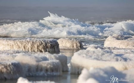 Frozen Wave - Latvia, sea, ice, winter